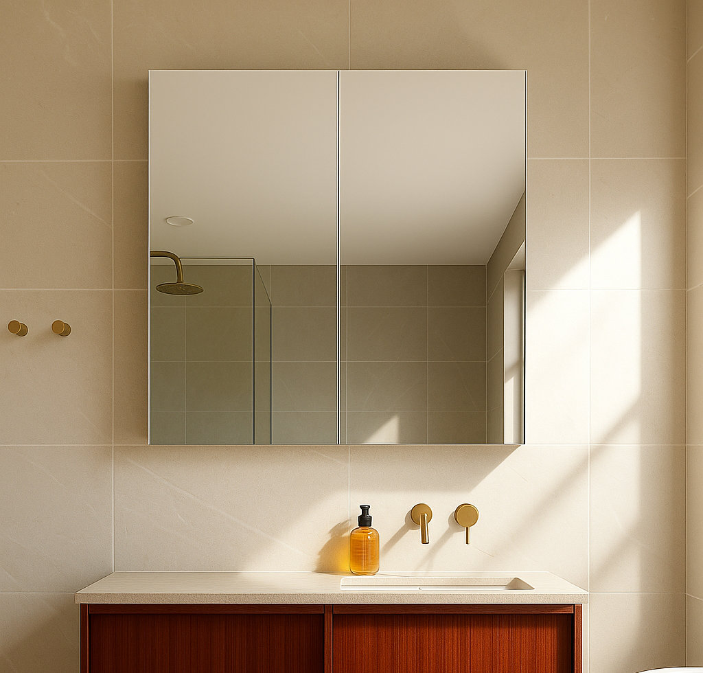Violet Square Cabinet Mirror