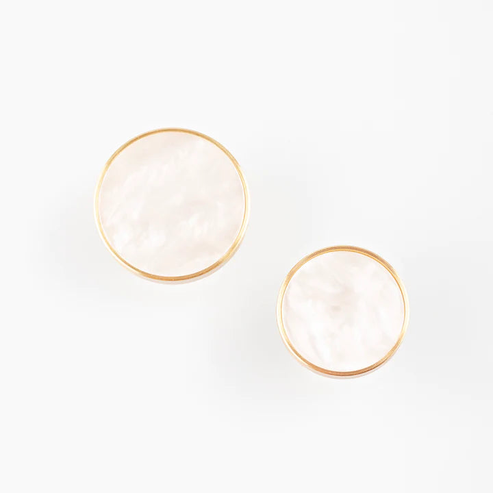 Nacre Brass Knob