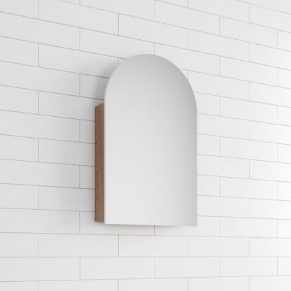 Arch cabinet bathroom mirror, oak or white