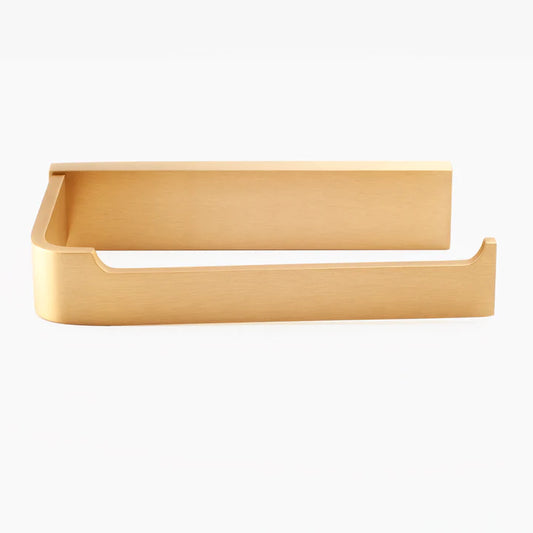 Aura Solid Brass Toilet Roll Holder
